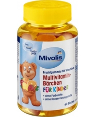 Kẹo bổ sung Multi Vitamin Mivolis 60v bé 4y+ - Đức