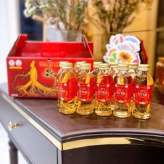 Nước uống hồng sâm có củ Won Ki Sam 120ml x10chai- Hàn
