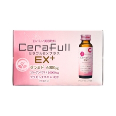 Nước uống Collagen CeraFull EX Plus 50ml x 10 lọ/hộp - Nhật