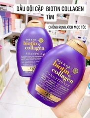 Dầu gội xả kích thích mọc tóc Biotin&collagen 385ml- Mỹ