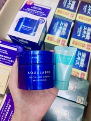 Kem dưỡng trắng da, trị nám Shiseido Aqualabel Gel Cream 5in1 90g + sữa rửa mặt 15g- Nhật