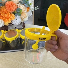 SET HŨ GIA VỊ THỦY TINH CCKO