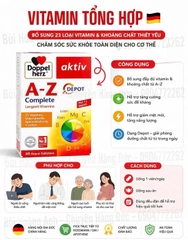 Viên uống bổ sung Vitamin tổng hợp Doppelherz Aktiv A-Z Depot 40v- Đức
