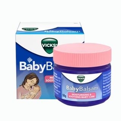 Dầu bôi chống cảm giảm ho, ấm ngực Vick Baby Balsam -Úc