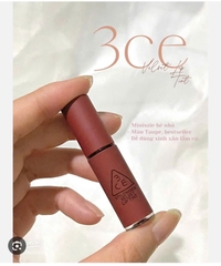 Son thỏi 3CE Mood Recipe Matte Lip Color mini – Màu Speak Up (Đỏ đất)