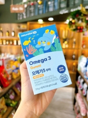 Kẹo Dẻo Hỗ Trợ Phát Triển Trí Não Naturalize Omega-3 Gummi Vị Cam - Chanh Cho Bé 3Y+ 60 Viên- Hàn Quốc