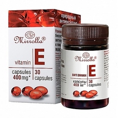 Viên uống bổ sung Vitamin E đỏ Mirrolla 30v mẫu mới- Nga