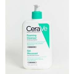 Sữa rửa mặt cho da thường và da dầu CeraVe Foaming Facial Cleanser - Pháp
