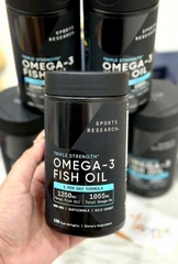 VIÊN UỐNG OMEGA 3 SPORT RESEARCH CÁ ALASKA TỰ NHIÊN NON GMO 150 VIÊN