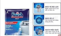 Muối rửa chén bát Finish Salt 1kg - Chuyên dụng cho máy rửa bát