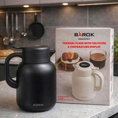 Bình giữ nhiệt kèm lọc trà và màn hình hiển thị nhiệt độ Barok 1,5lit