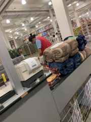 Chăn lông cừu cao cấp KirkLand Plush Blanket Queen size 248cmx233cm