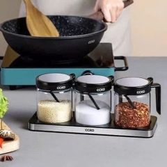 SET HŨ GIA VỊ THỦY TINH CCKO