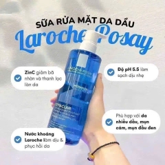 Gel Rửa Mặt La Roche-Posay Dành Cho Da Dầu, Nhạy Cảm 400ml
