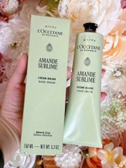 [Mẫu mới] Kem dưỡng da tay hạnh nhân L’occitane Amande Sublime Hands Cream 150ml- Pháp