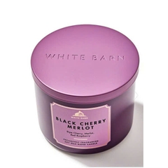 Nến thơm White Barn Black Cherry Merlot 3-Wick Candle – 411g