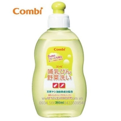 Nước Rửa Bình Sữa Và Rau Củ Combi Dạng Chai 300ml - Nhật