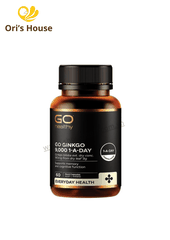 Viên uống bổ não, cải thiện trí nhớ Go Healthy Gingko 9000mg 60viên mẫu 2025- Úc