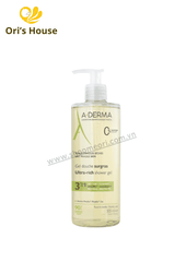 Gel tắm gội xả A-derma Douche Surgras 3in1 trị chàm, mụn bé từ 0m+- người lớn da rất khô, nhạy cảm 500ml- Pháp