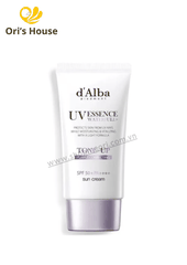 Kem chống nắng d'Alba Waterfull tone up Purple Correcting Spf50 da hỗn hợp, dầu màu tím unbox 50ml- Hàn