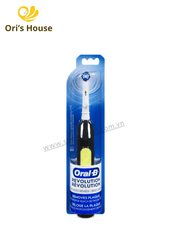 Bàn chải pin Oral-Be Revolution màu đen, nút xanh lá- Mỹ