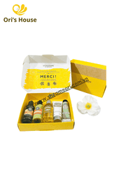 Set mini L'occitane 5 món (dầu gội +dầu xả +kem tay +dầu tắm +kem dưỡng body)