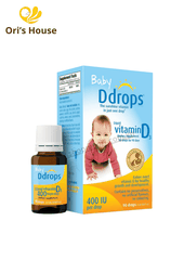 Vitamin D3 Baby D Drops 400UI bé 0m+ 2,5ml/90 giọt