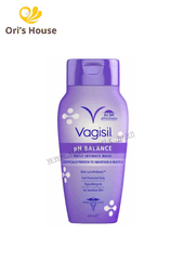 Dung dịch vệ sinh phụ nữ Vagisil tím nuôi dưỡng lợi khuẩn (hương oải hương) 240ml-Mỹ