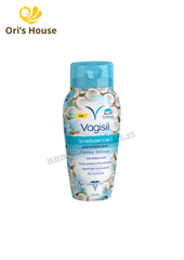 Dung dịch vệ sinh phụ nữ Vagisil xanh dương (hương dừa & dâm bụt) 240ml- Mỹ