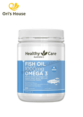 Dầu cá Fish Oil 1000MG Omega 3 Healthy Care 400v - úc