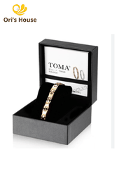 Vòng tay huyết áp Toma nữ 3F vàng hồng- Nhật