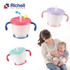 Cốc tập uống Richell 3 giai đoạn - Nhật