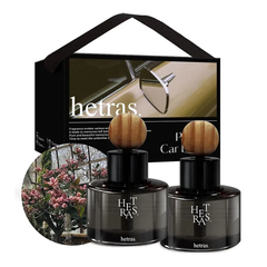 Set 2 Lọ Nước Hoa Ô Tô Cao Cấp Hetras Premium Car Diffuser 2x77ml- Hàn