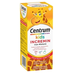 Siro Centrum Kids Incremin Iron Mixture cho bé biếng ăn 200ml- Úc
