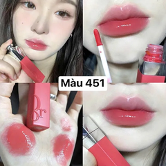 Son kem Dior Addict Lip Tint Natural Coral 451 hồng cam san hô 5ml (unbox)- Ý