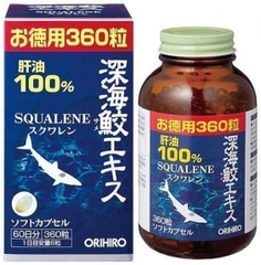 Viên uống sụn vi cá mập Orihiro Squalene 360v -Nhật