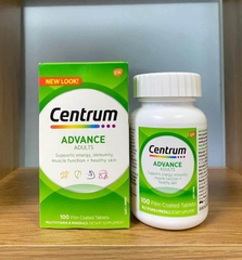 Viên uống bổ sung Vitamin Centrum Advance Adults 100 viên- Mỹ