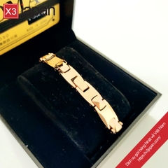 Vòng tay điều hòa huyết áp Toma 3M nam vàng hồng- Nhật