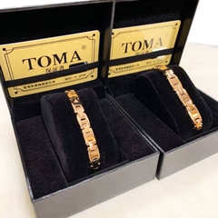 Vòng tay huyết áp Toma nữ Toma 3F vàng tươi 24k