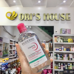 Nước tẩy trang Bioderma Crealine H2O Original Micellar (màu hồng) - Pháp