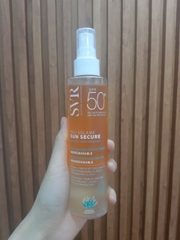Sale Xịt chống nắng dạng dầu SVR Sun Secure Eau Solaire SPF50+ 200ml- Pháp date t3/2026