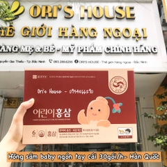 Hồng sâm baby ngón tay cái 30gói/h- Hàn Quốc
