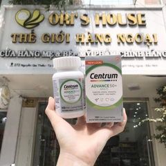 Vitamin tổng hợp Centrum Advance người lớn trên 50y+ (mẫu mới) 100v- Úc