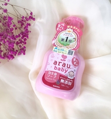 Sữa tắm gội cho bé Arau Baby tạo bọt 450ml- Nhật