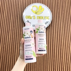 Cặp dầu gội xả Balea Natural Beauty chiết xuất trà xanh, bông 400ml - Đức