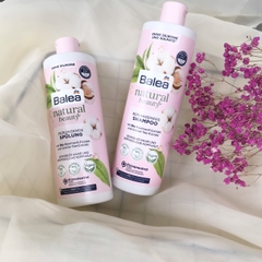 Cặp dầu gội xả Balea Natural Beauty chiết xuất trà xanh, bông 400ml - Đức