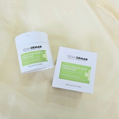 Nước hoa hồng dạng miếng Sena Demar AHA-Glycolic Acid 150ml/70m - Hàn