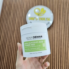 Nước hoa hồng dạng miếng Sena Demar AHA-Glycolic Acid 150ml/70m - Hàn