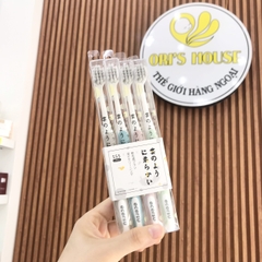 Set 4 bàn chải đánh răng Ecersu lông mềm kháng khuẩn - Nhật