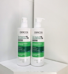 Dầu gội Dercos Vichy cho tóc gàu, nấm ngứa da đầu 390ml- Pháp